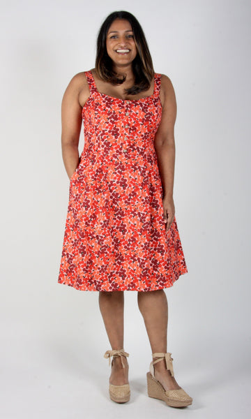 RN904 - 12 - Grosbeak Dress - Cherries