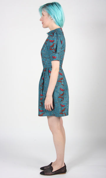 RN1468 - 16 - Guineafowl Dress - Night Monarchs