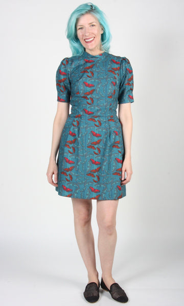 RN1468 - 16 - Guineafowl Dress - Night Monarchs