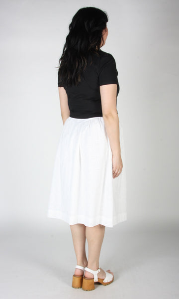 Hermit Thrush Skirt - White