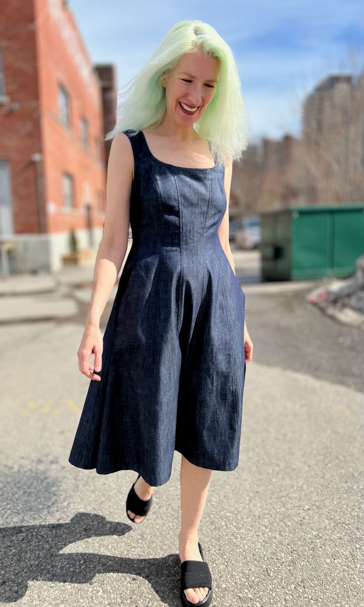 Honey Buzzard Dress - Dark Wash