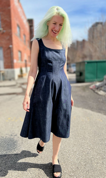 Honey Buzzard Dress - Dark Wash