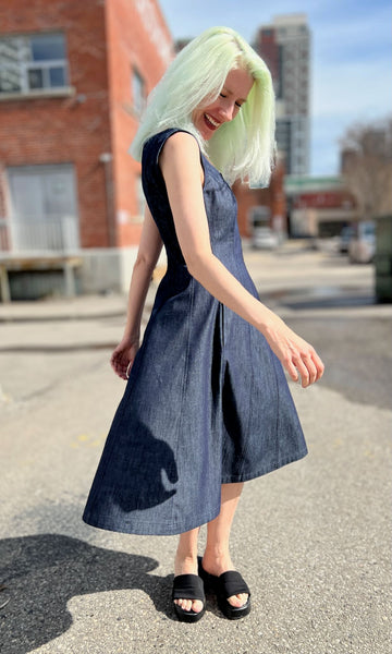 Honey Buzzard Dress - Dark Wash