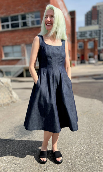 Honey Buzzard Dress - Dark Wash