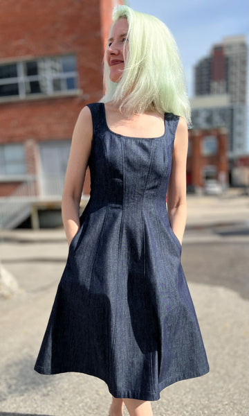 Honey Buzzard Dress - Dark Wash