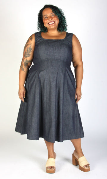 Honey Buzzard Dress - Dark Wash