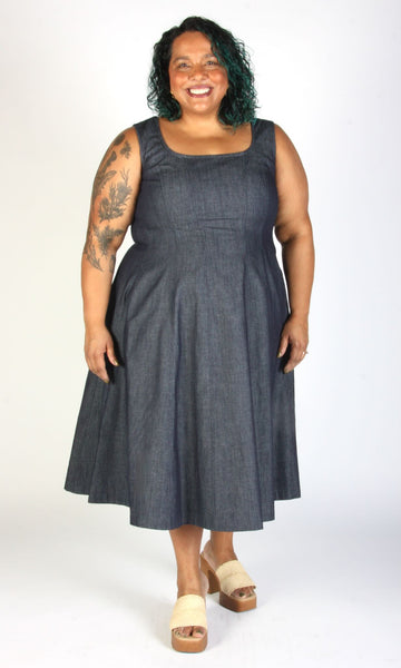 Honey Buzzard Dress - Dark Wash