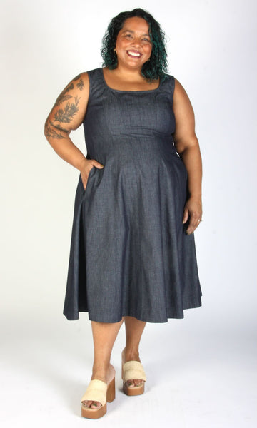Honey Buzzard Dress - Dark Wash