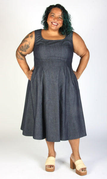 Honey Buzzard Dress - Dark Wash