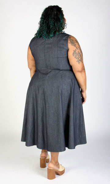 Honey Buzzard Dress - Dark Wash