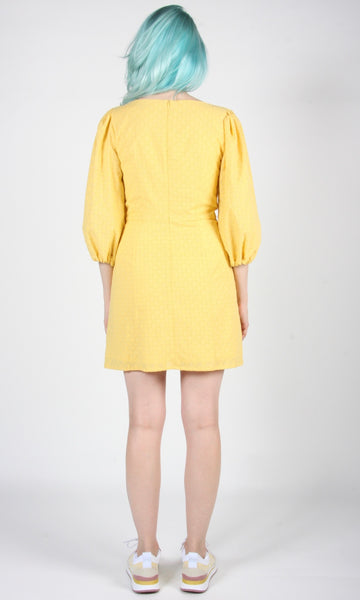 RN1514 - 6 - Hummingbird Dress - Yellow Eyelet