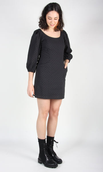 RN1703 - 8 - Hummingbird Dress - Black
