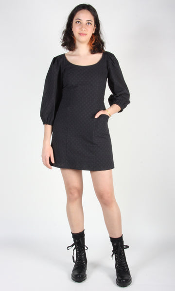 RN1703 - 8 - Hummingbird Dress - Black