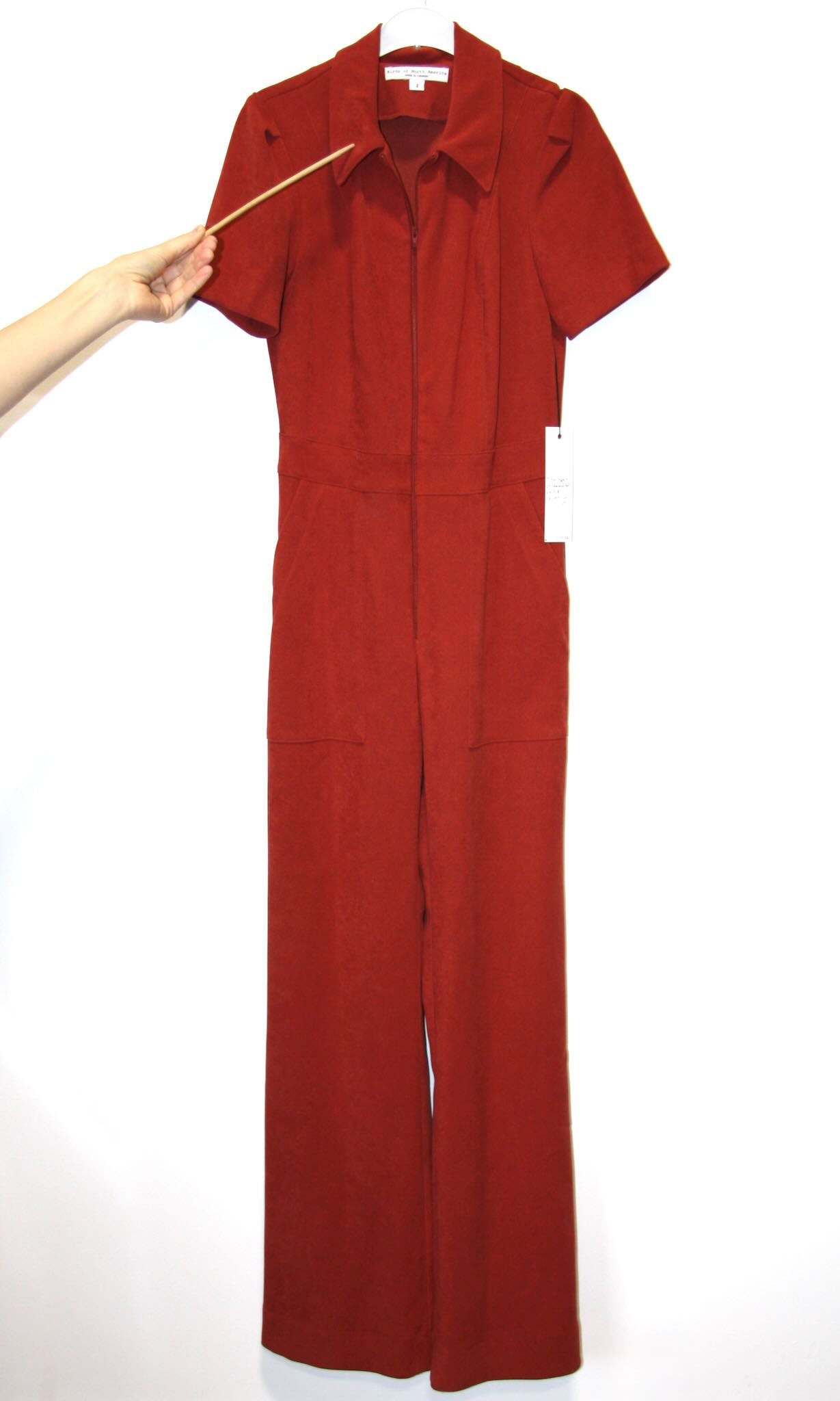 SS507 - 2 - Tyrannulet Jumpsuit - Red Clay