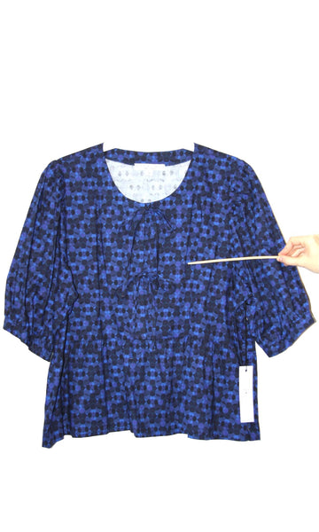 SS593 - 3X - Nunlet Top - Zaffre Glass