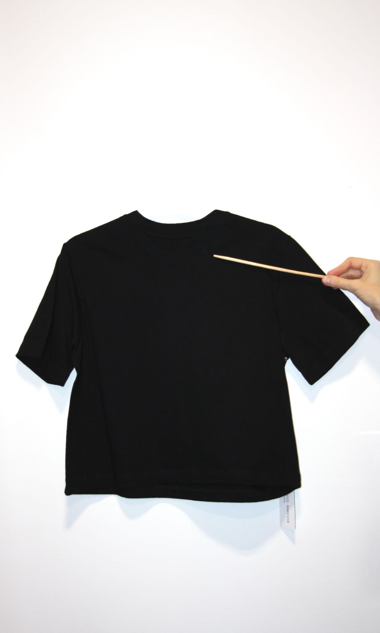 SS654 - XS - Cropped Tee - Black