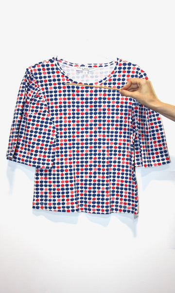 SS677 - S - Peahen Top - Punch Board