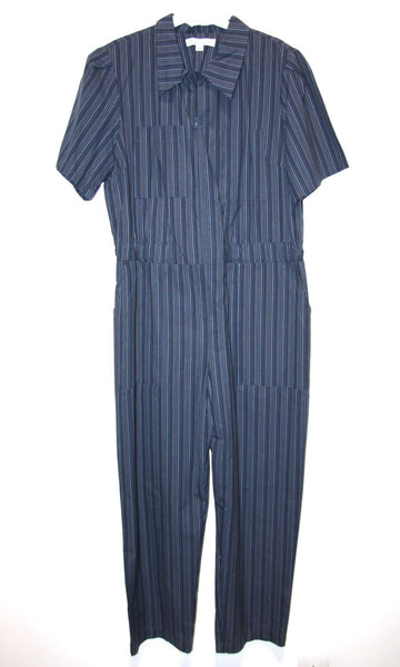 SS693 - 2X - Twillick Jumpsuit - Blue Railroad