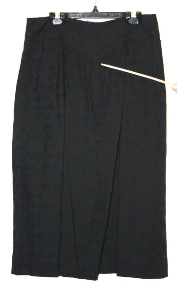 SS731 - S - Hermit Thrush Skirt - Black Eyelet