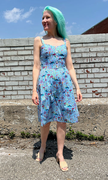 Corncrake Dress - Flower Toss
