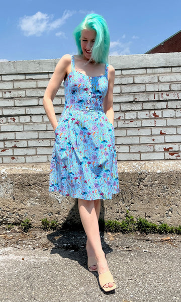 Corncrake Dress - Flower Toss