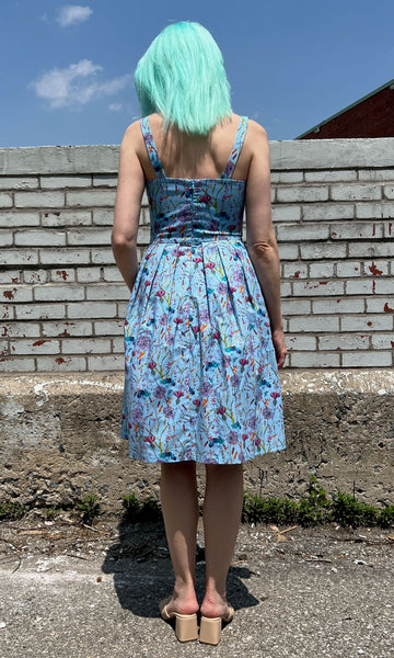 Corncrake Dress - Flower Toss