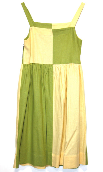 SS182 - XS - Timber Doodle Dress - Lemon Lime