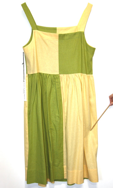 SS183 - L - Timber Doodle Dress - Lemon Lime