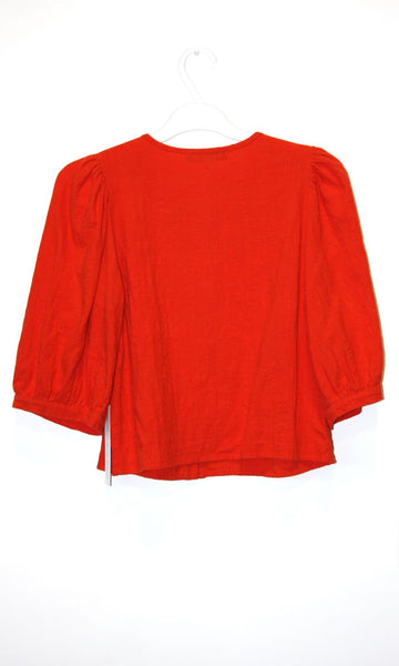 RN1287 - XS - Serin Blouse - Blood Orange