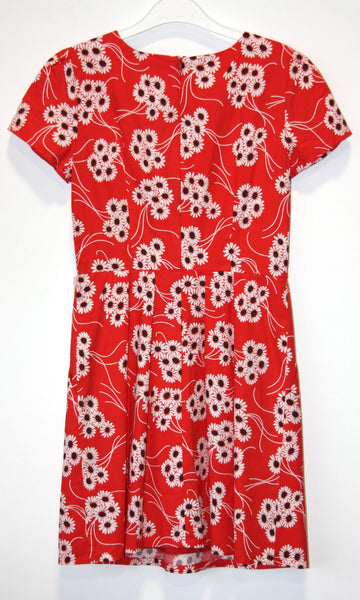 RN1289 - 6 - Bobolink Dress - Red Daisies