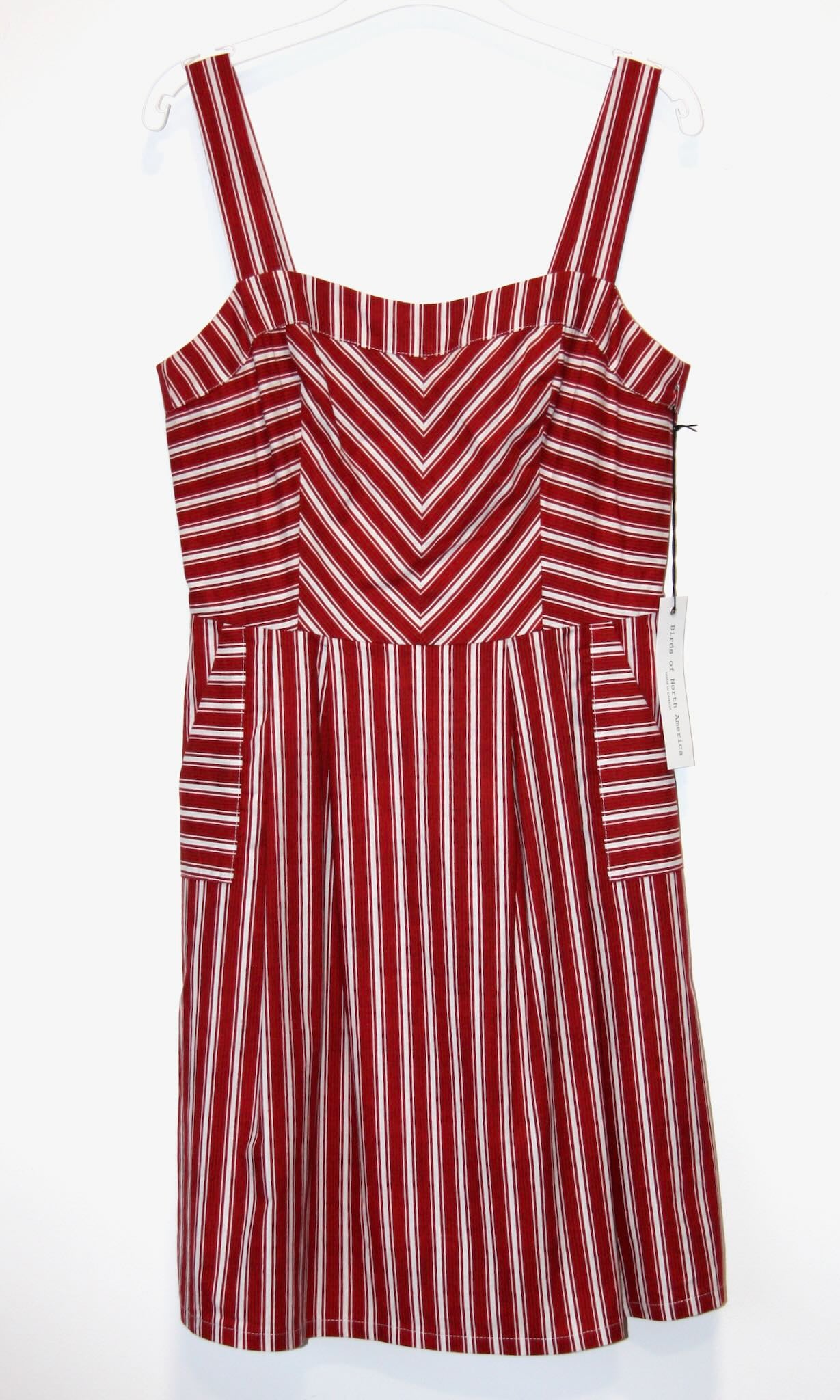 RN1299 - 8 - Minivet Dress - Red Stripes