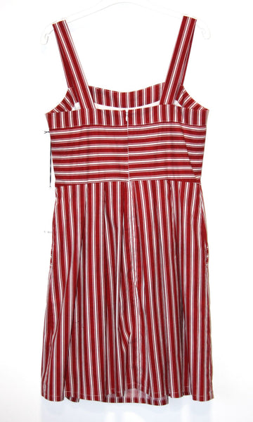 RN1299 - 8 - Minivet Dress - Red Stripes