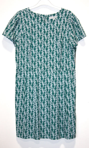RN1308 - 14 - Engoulevent Dress - Seahorses