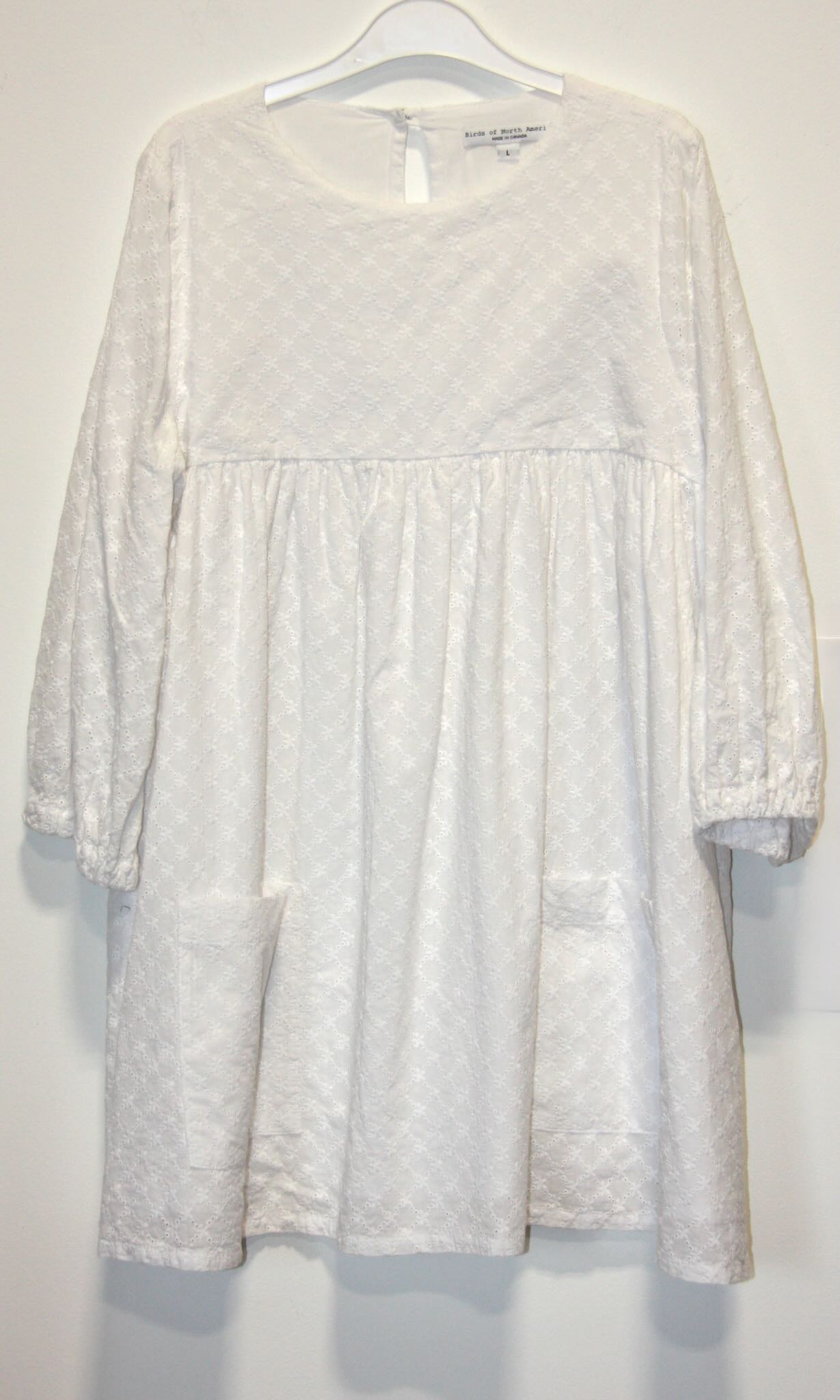 RN1316 - L - Martin Dress - White Eyelet