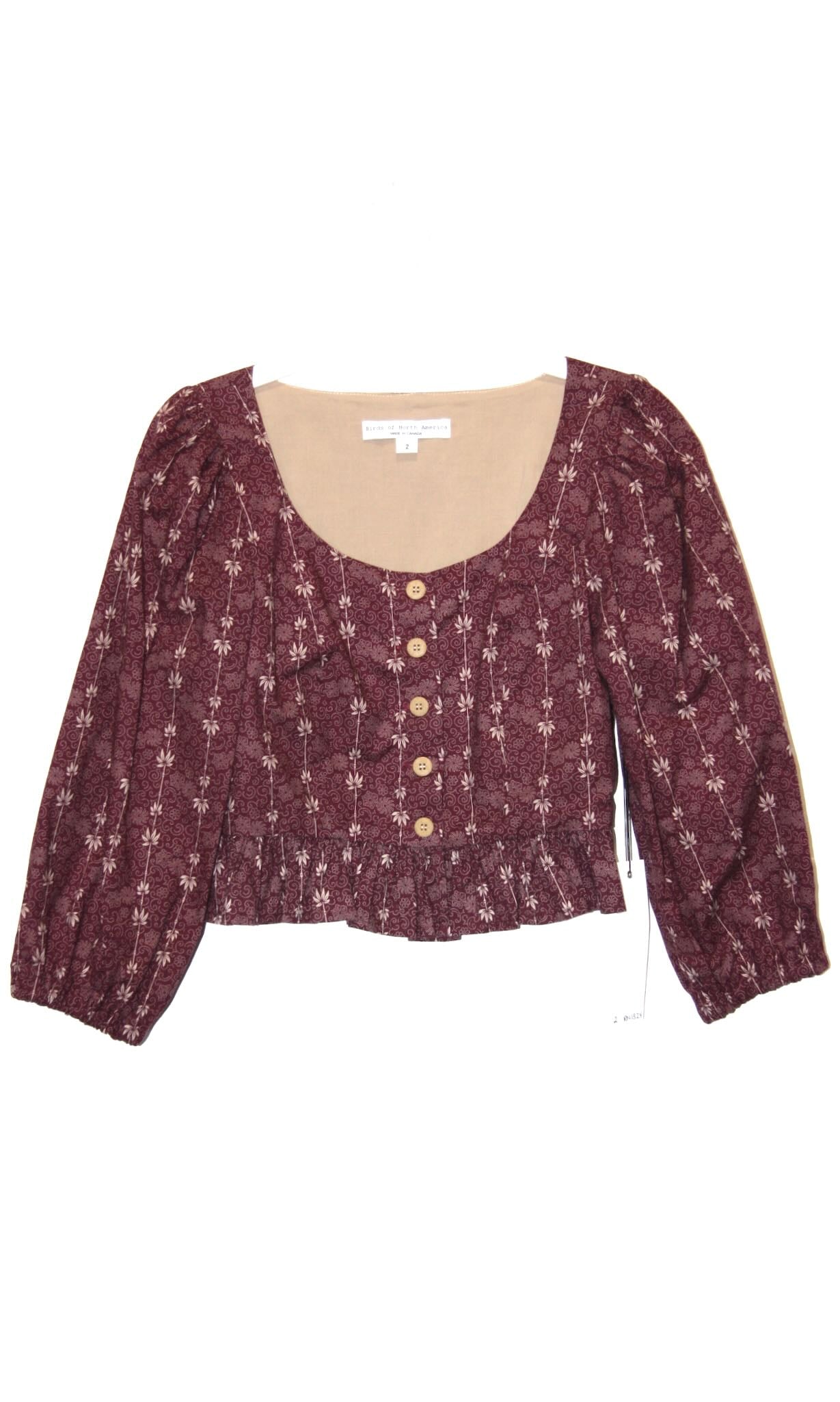 RN1324 - 2 - Dacnis Top - Amaranth