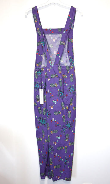 RN1340 - 14 - Bunting Overalls - Purple Pineapple Party
