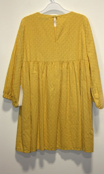 RN1395 - L - Martin Dress - Yellow Eyelet
