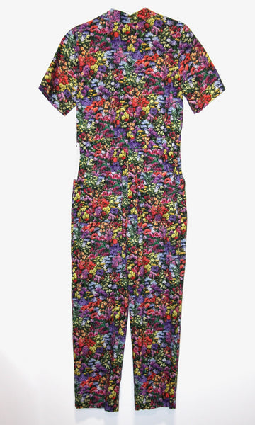 RN1391 - S - Twillick Jumpsuit - Flowerburst