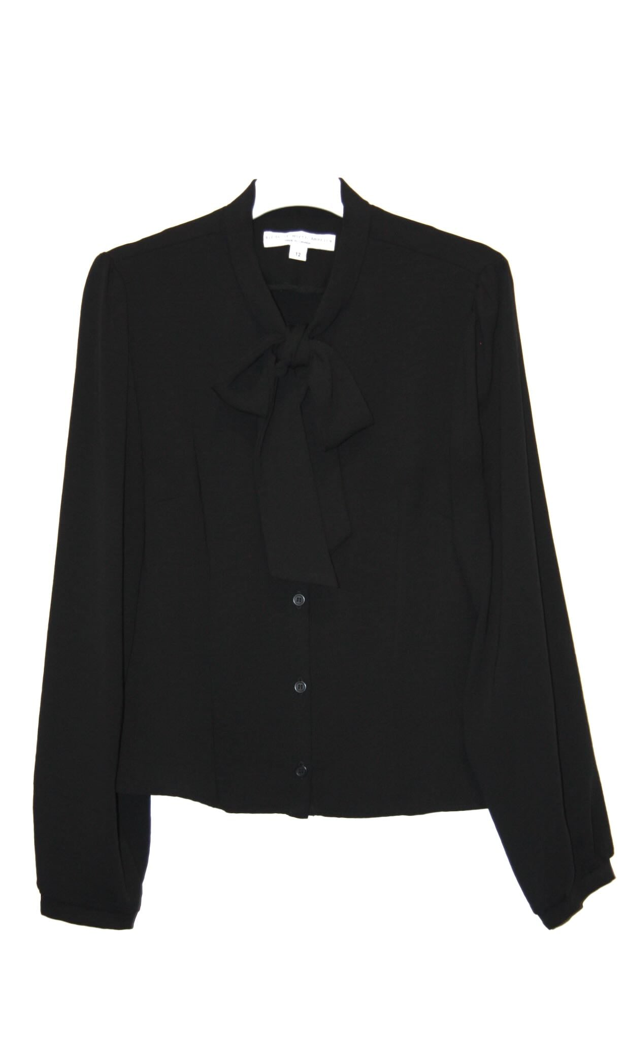 RN1386 - 12 - Dotterel Blouse - Black