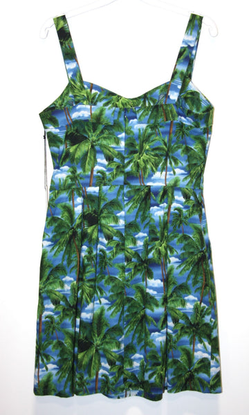 RN1433 - 10 - Sylph Dress - Palm Trees