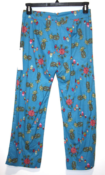 RN1414 - 6 - Tiecel Pant - Blue Pineapple Party