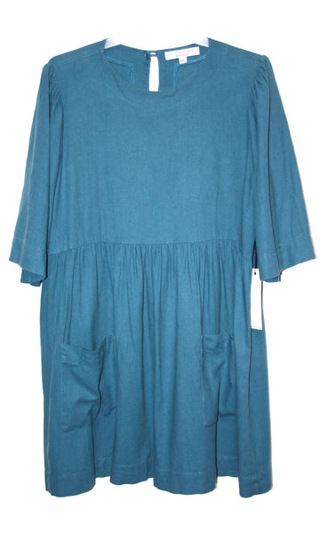 RN1437 - 2X - Chimney Swift Dress - Ocean