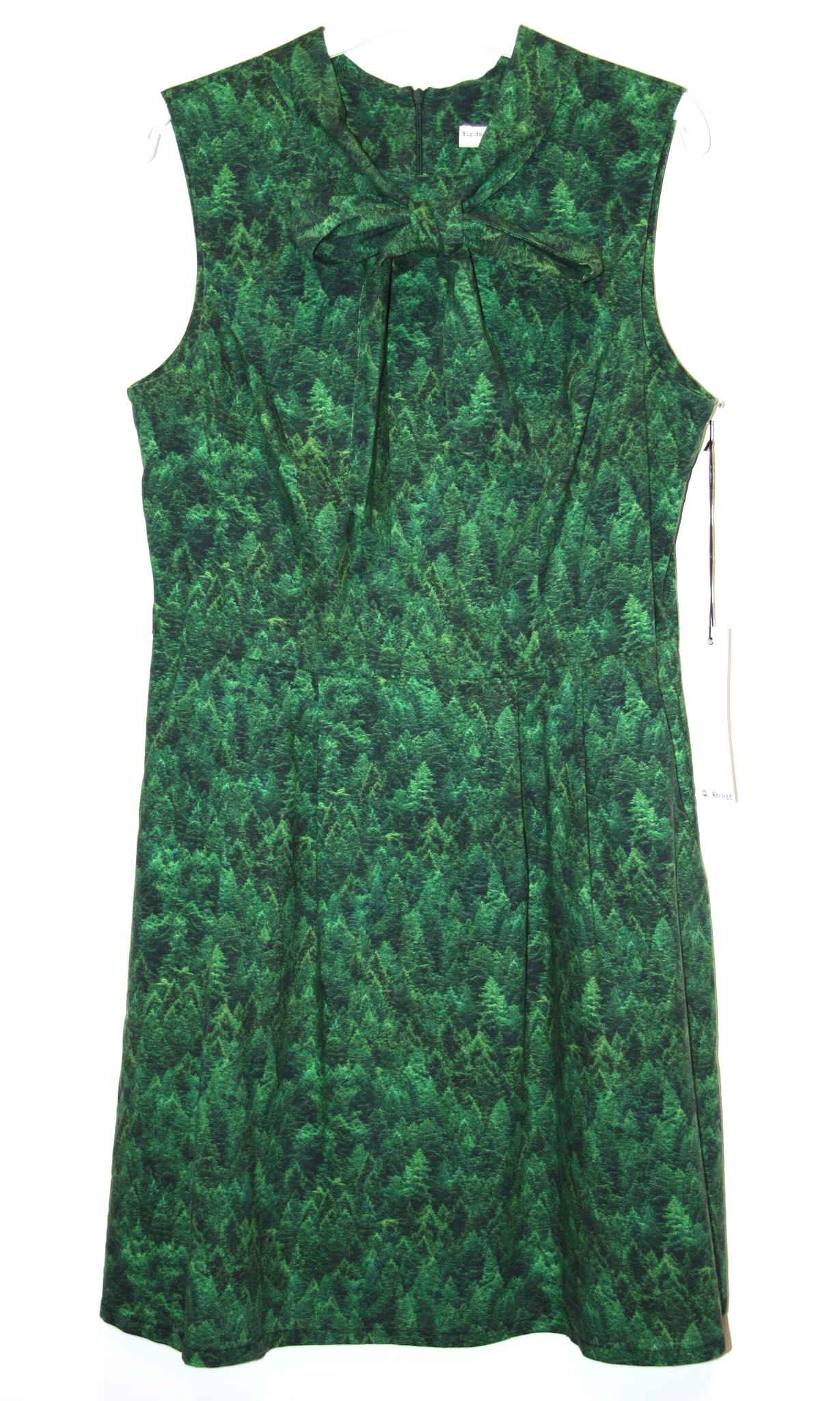 RN1438 - 12 - Redpoll Dress - Evergreen