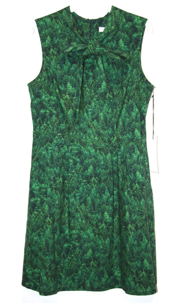 RN1438 - 12 - Redpoll Dress - Evergreen
