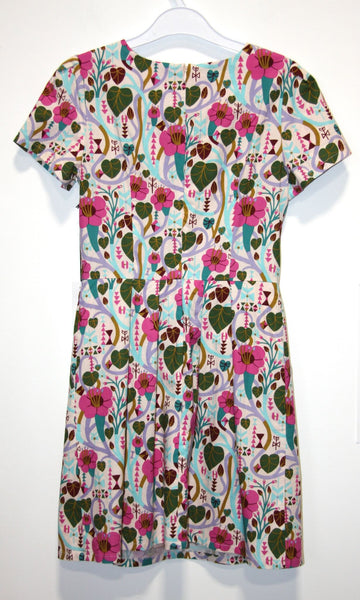 RN1421 - 8 - Engoulevent Dress - Trumpet Vines