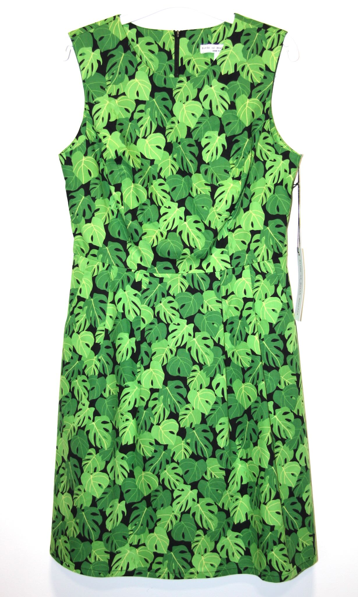 RN1439 - 12 - Peafowl Dress - Philodendron