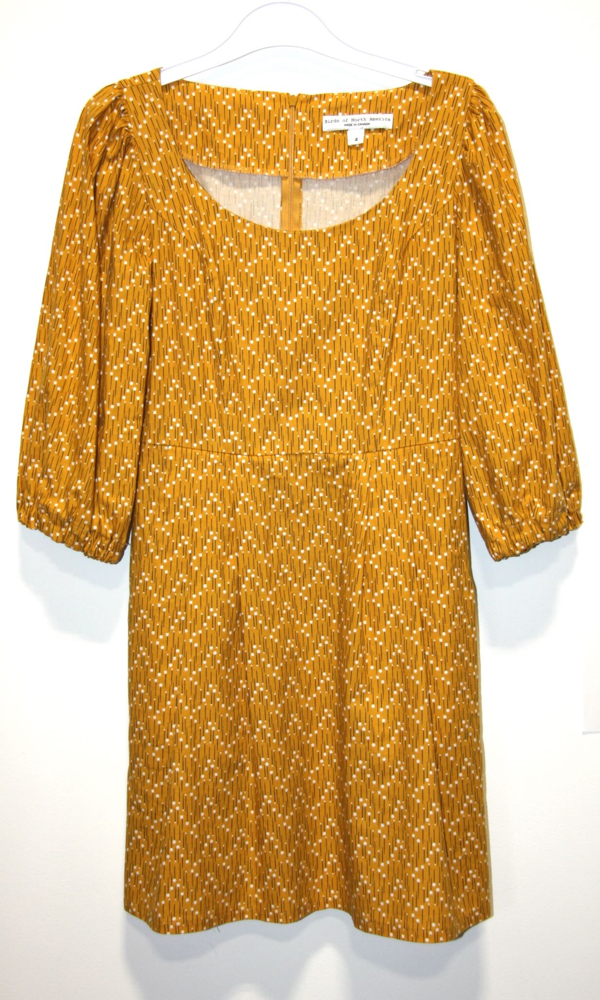 RN1440 - 4 - Courian Dress - Ochre Poker