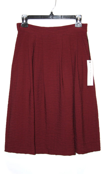 RN1445 - 8 - Songlark Skirt - Burgundy