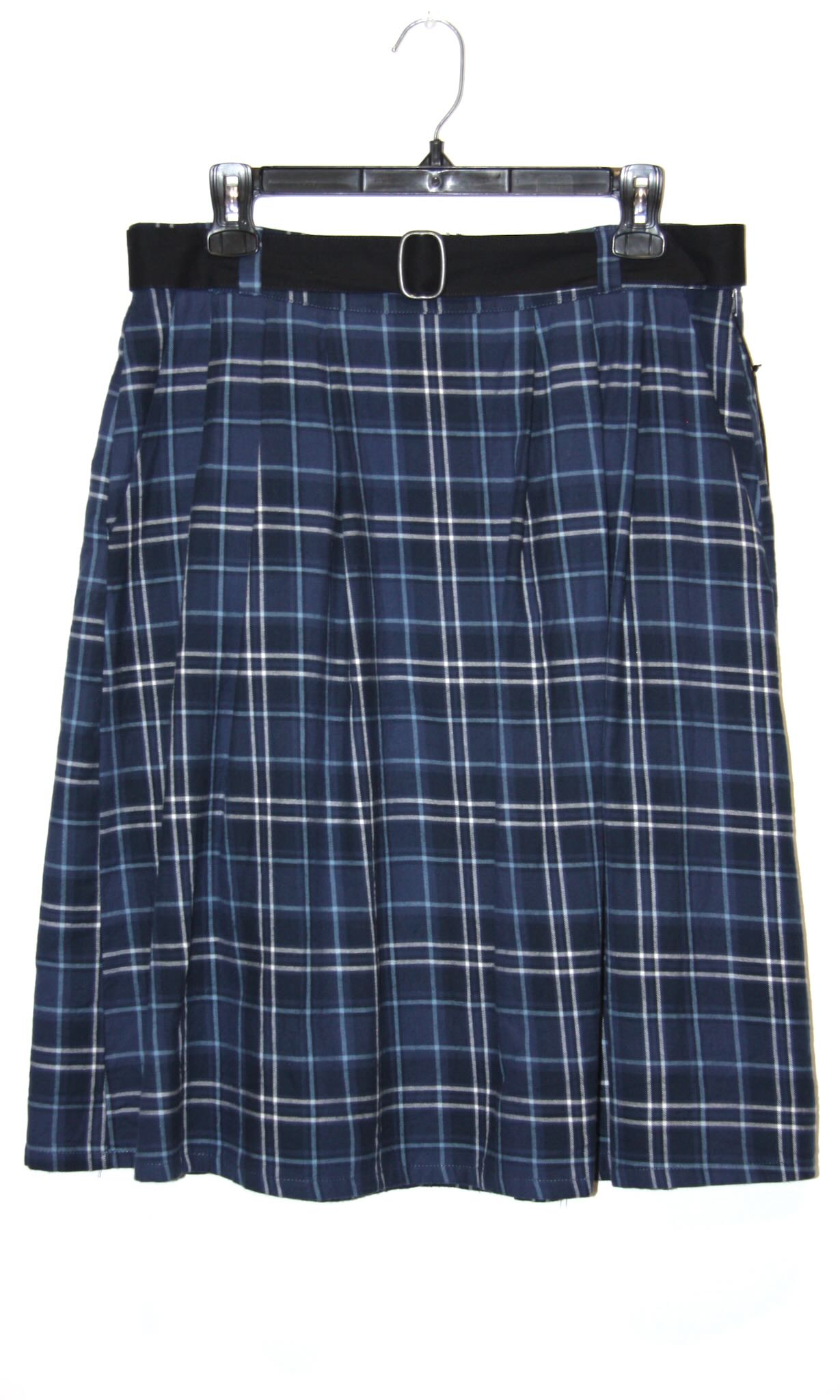 RN1447 - 12 - Rail Skirt - Blue Plaid