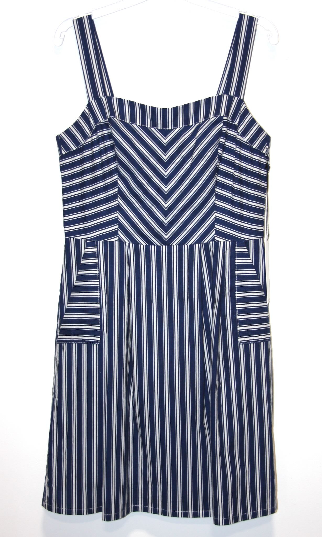 RN1452 - 8 - Minivet Dress - Blue Stripes